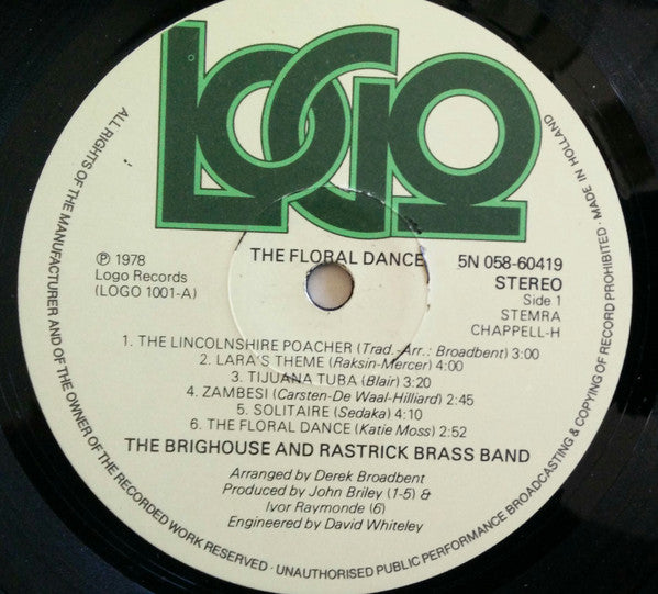 The Brighouse And Rastrick Brass Band : The Floral Dance (LP, Album)