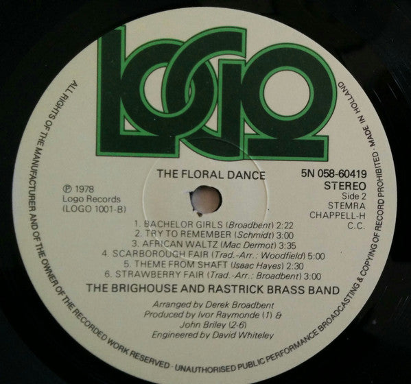 The Brighouse And Rastrick Brass Band : The Floral Dance (LP, Album)