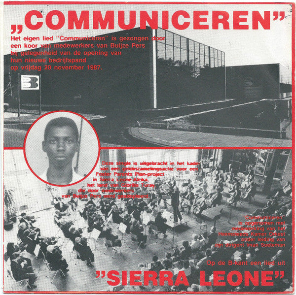 Buijze Pers / Dr. Oloh And His Band : Communiceren / Su Por Te Tarra (7", Single)