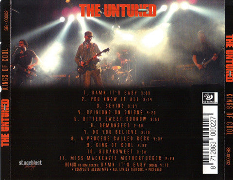 The Untuned : Kings Of Cool (CD, Album, Enh)