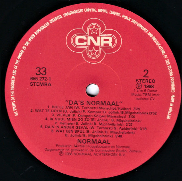 Normaal : Da's Normaal (LP)