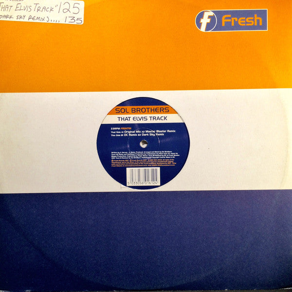 Sol Brothers : That Elvis Track (12")