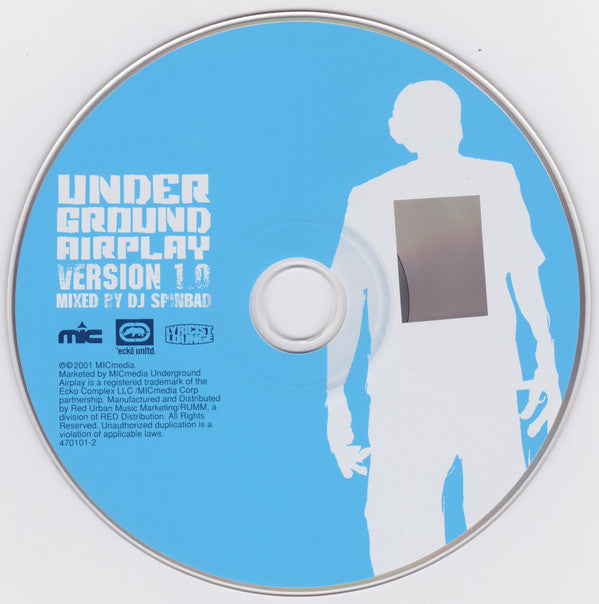 DJ Spinbad : Underground Airplay (Version 1.0) (CD, Mixed)