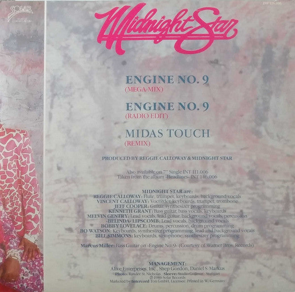 Midnight Star : Engine No. 9 (12", Maxi)