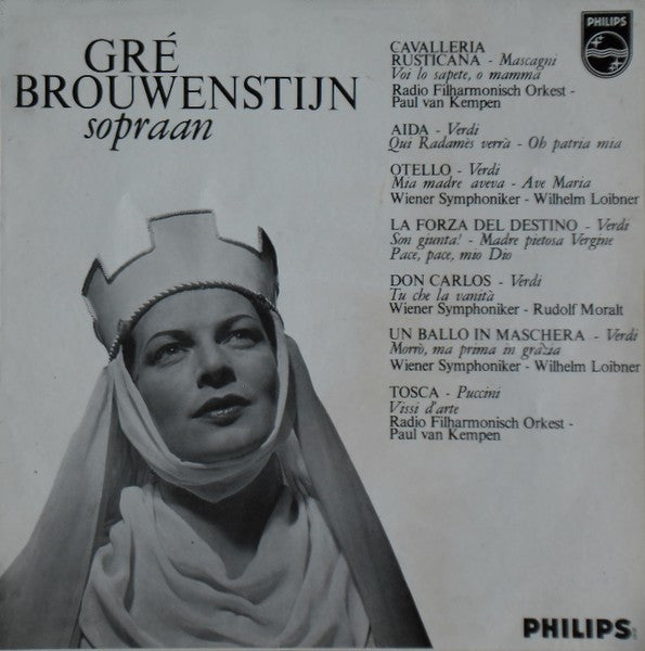 Gré Brouwenstijn : Gré Brouwenstijn Sopraan (LP)
