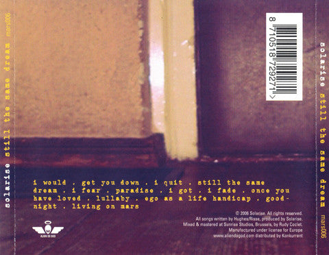 Solarise (3) : Still The Same Dream (CD, Album)