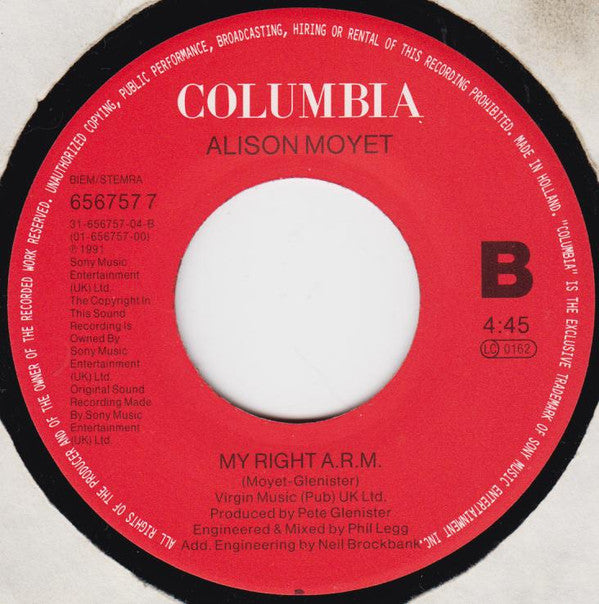 Alison Moyet : It Won't Be Long (7", Single)