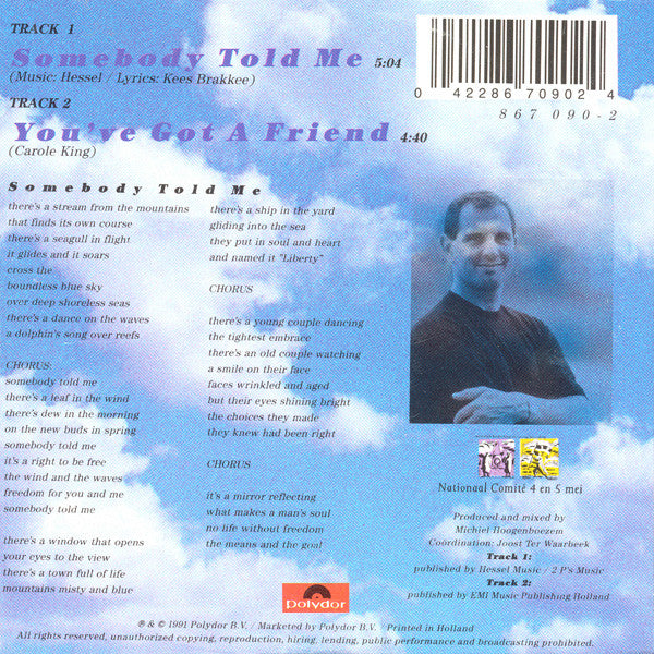 Hessel : Somebody Told Me (CD, Single)