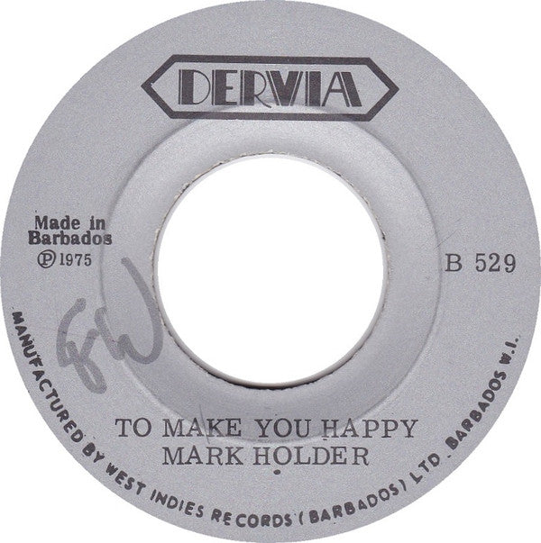 Mark Holder : Trapped / To Make You Happy (7")