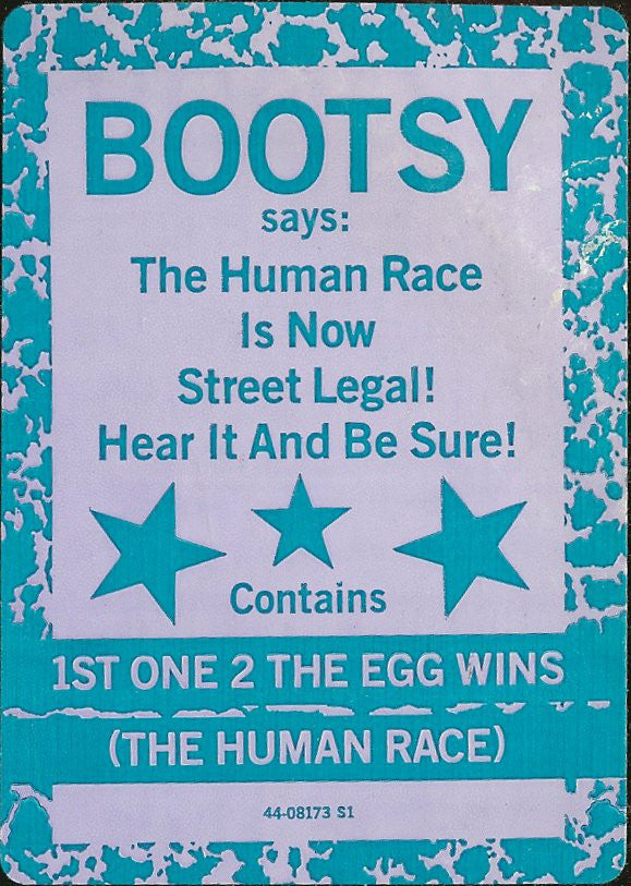 Bootsy Collins : 1st One 2 The Egg Wins (12")
