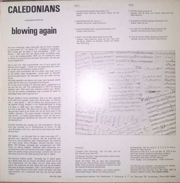 Caledonians : Blowing Again (LP, Album)