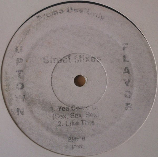 Uptown Flavor : Fuck All Day, Fuck All Nite (12", Promo)