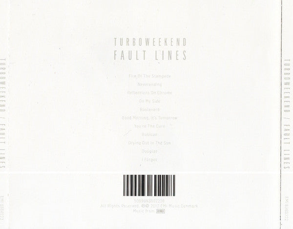 Turboweekend : Fault Lines (CD, Album)