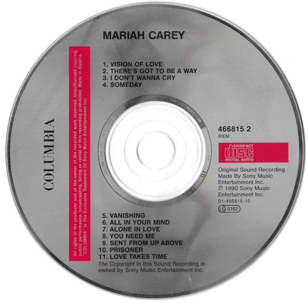 Mariah Carey : Mariah Carey (CD, Album, RE)