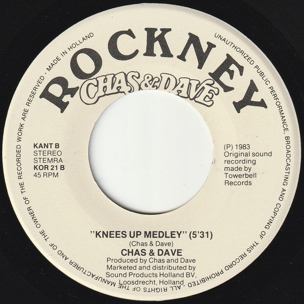 Chas And Dave : My Melancholy Baby (7", Single)