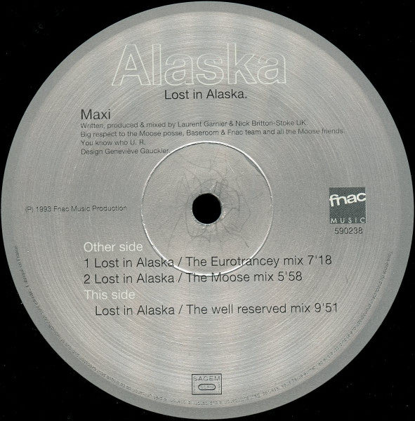 Alaska : Lost In Alaska (12")