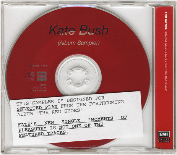 Kate Bush : The Red Shoes (Album Sampler) (CD, Promo, Smplr)