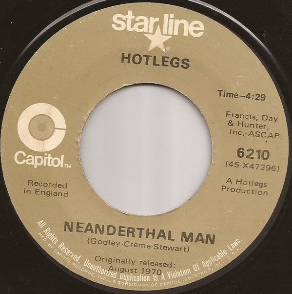 The Pipkins / Hotlegs : Gimme Dat Ding / Neanderthal Man (7")