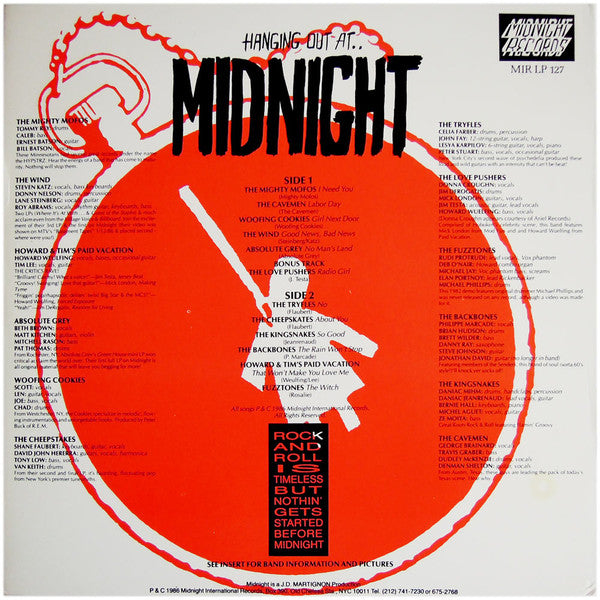 Various : Hanging Out At...Midnight (LP, Comp)