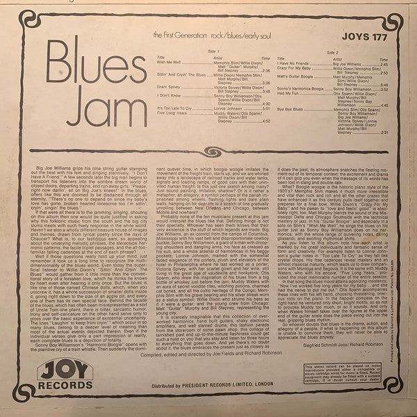 Various : Blues Jam (LP, Comp)