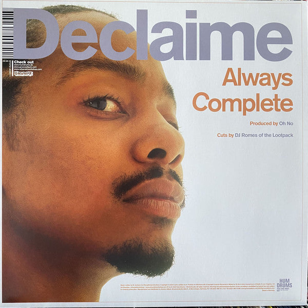 Declaime : Still Waters / Always Complete (12")