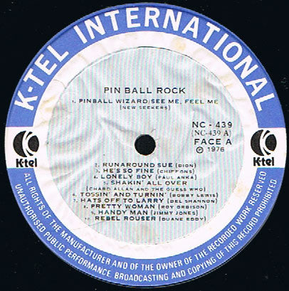 Various : Pin-Ball Rock (LP, Comp)