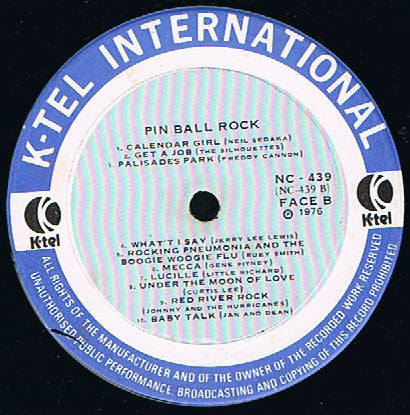 Various : Pin-Ball Rock (LP, Comp)