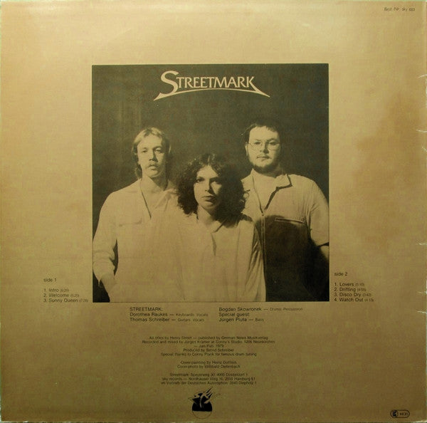 Streetmark : Dry (LP, Album, Gol)