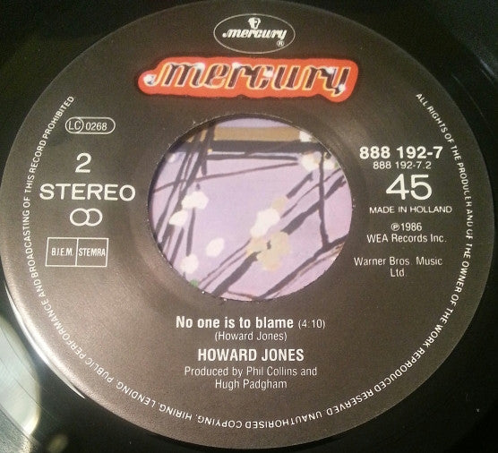 John Cougar Mellencamp / Howard Jones : Pink Houses / No One Is To Blame (7", Single)