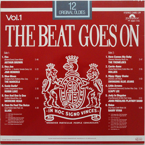 Various : The Beat Goes On Vol. 1 (12 Original Oldies) (LP, Comp)