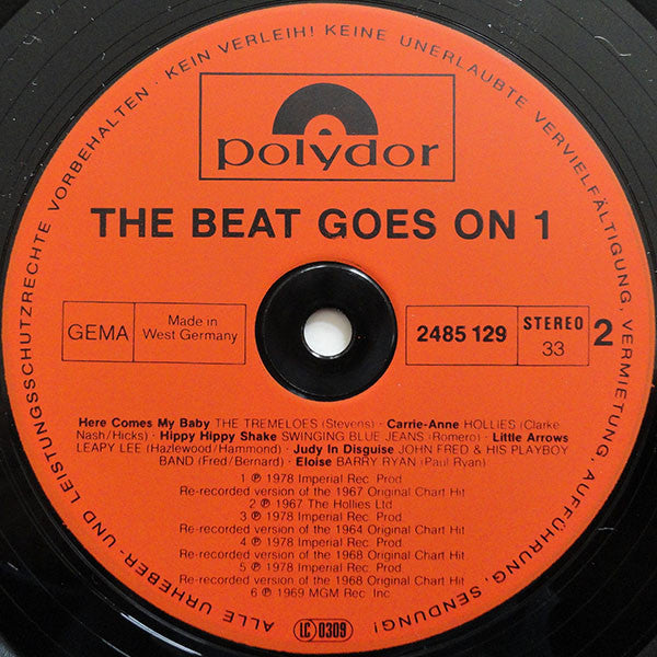 Various : The Beat Goes On Vol. 1 (12 Original Oldies) (LP, Comp)