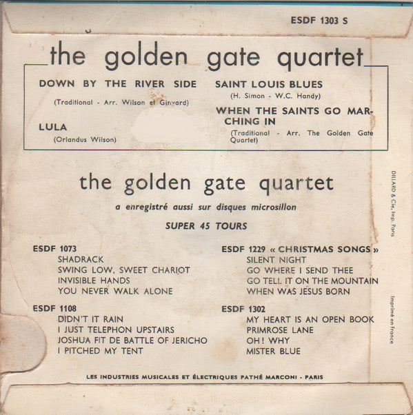 The Golden Gate Quartet : The Golden Gate Quartet (7", EP)
