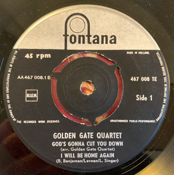 The Golden Gate Quartet : Golden Gate Quartet (7", EP)