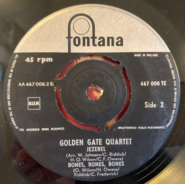 The Golden Gate Quartet : Golden Gate Quartet (7", EP)