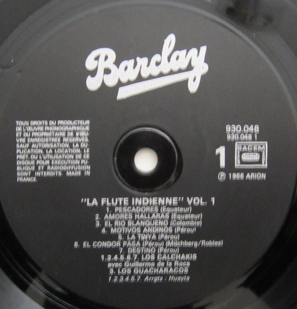 Los Calchakis Avec Guillermo de la Roca / Los Guacharacos : Découvrez L' Amérique Latine - La Flûte Indienne Vol. 1 (LP, Album, RE)