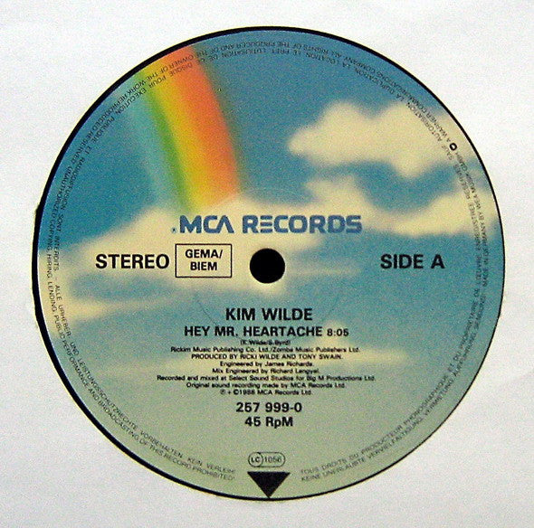 Kim Wilde : Hey Mister Heartache (12", Single)