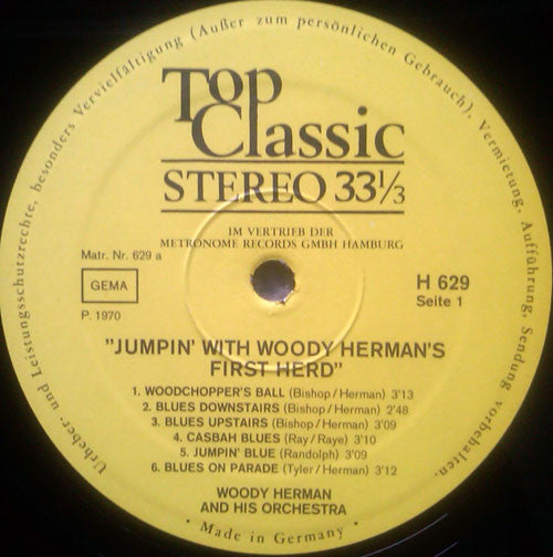 Woody Herman : Jumpin' With Woody Herman's First Herd (LP, Comp)