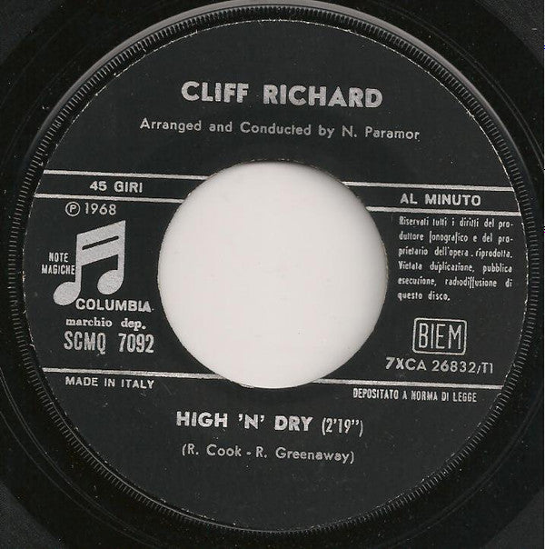 Cliff Richard : Congratulations  (7")