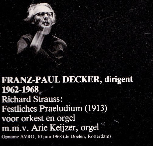 Rotterdams Philharmonisch Orkest : Levend Verleden (LP)