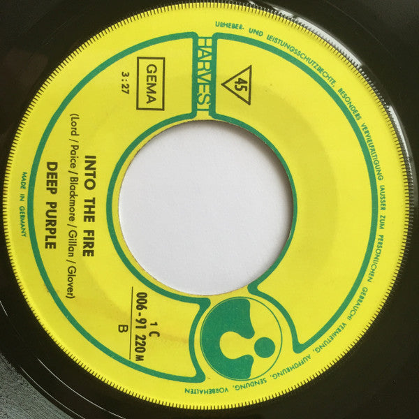 Deep Purple : Speed King (7", Single)