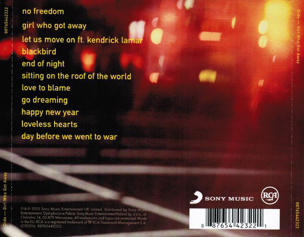 Dido : Girl Who Got Away (CD, Album)