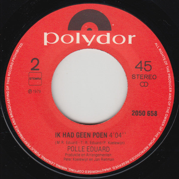 Polle Eduard Band : Cecilia (7", Single)