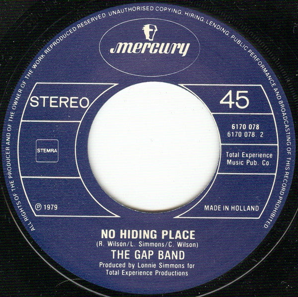 The Gap Band : Humpin'  (7", Single)