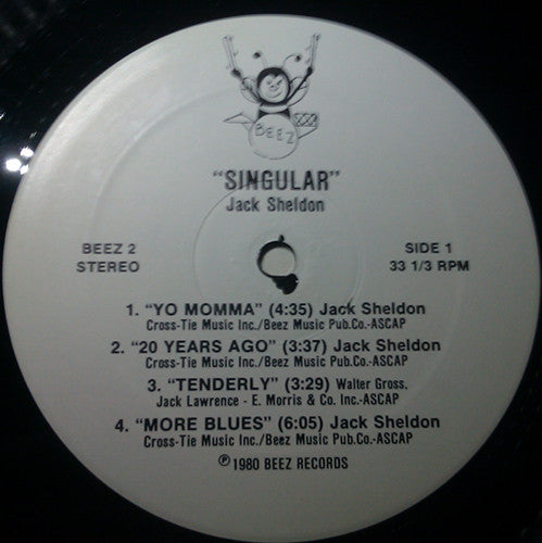 Jack Sheldon : Singular  (LP)