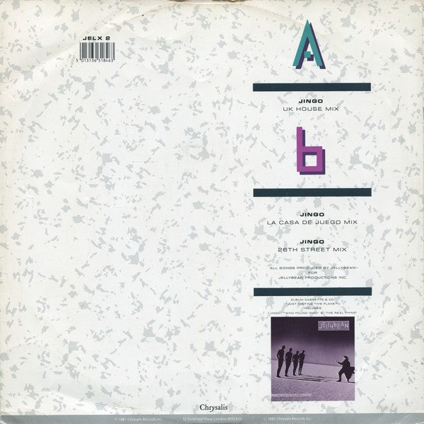 Jellybean* : Jingo (The Definitive Mixes) (12", Single)