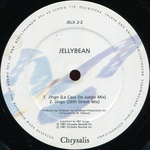 Jellybean* : Jingo (The Definitive Mixes) (12", Single)