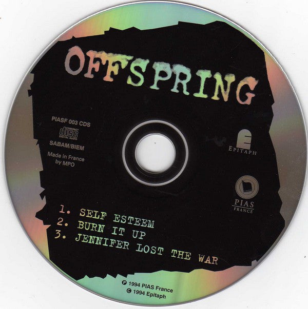 The Offspring : Self Esteem (CD, Single, Car)