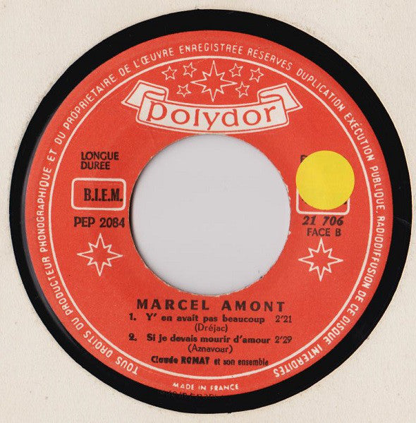 Marcel Amont : -12- Bleu, Blanc, Blond (7", EP)