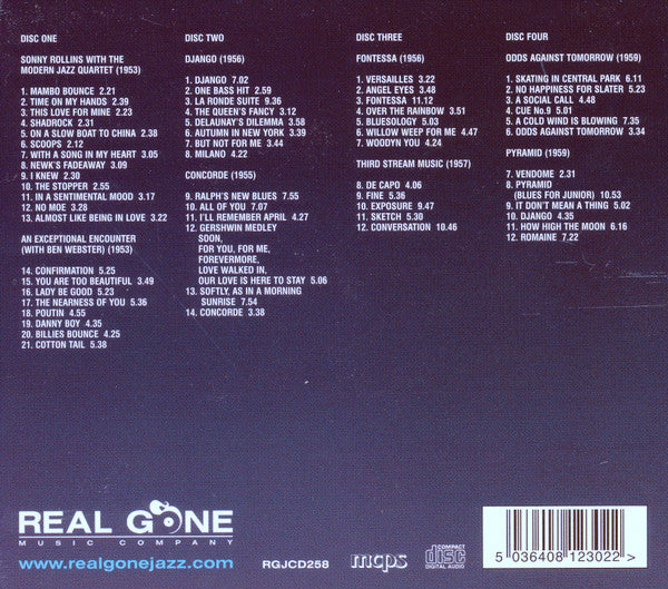 The Modern Jazz Quartet : Eight Classic Albums (4xCD, Comp, RM)