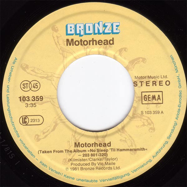 Motörhead : Motorhead / Over The Top (7", Single)